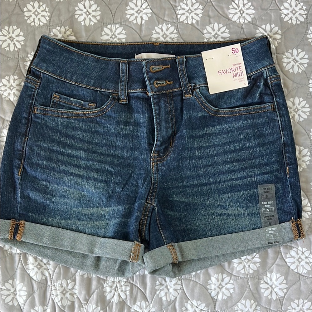SO Blue Jean Shorts Classic Design